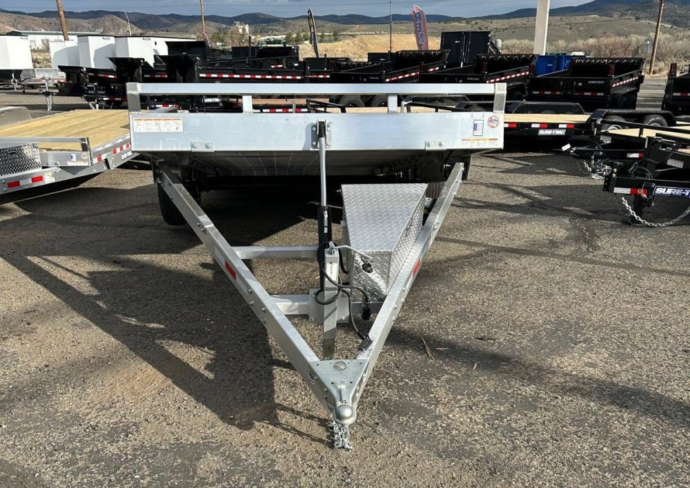 7x20 Sure-Trac Aluminum Power Tilt Trailer - 14K GVWR