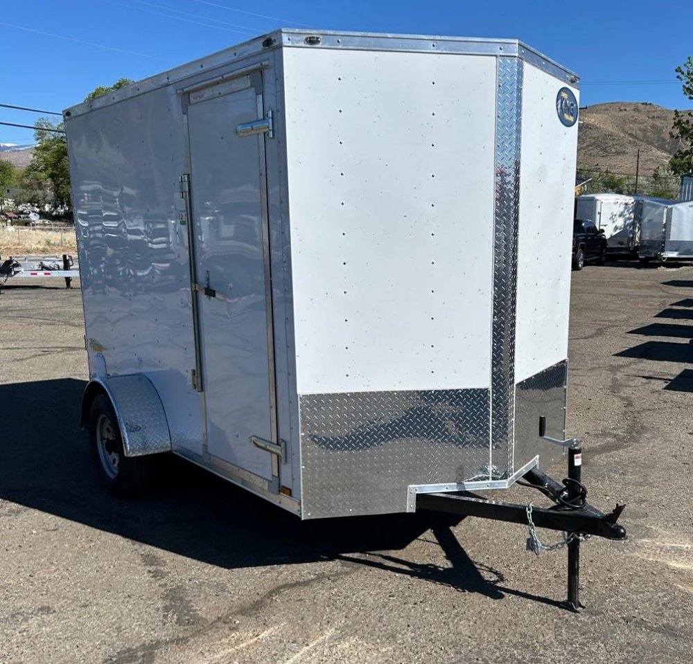 6x10 Cargo King Enclosed Trailer - White | For Sale in Nevada