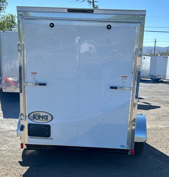 6x10 Cargo King Enclosed Trailer - White | For Sale in Nevada