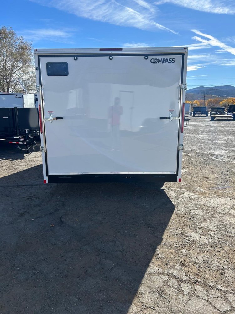 8.5x16 Indigo DLX Flat Top V-Nose Enclosed Car Hauler for Sale | Carson City, NV