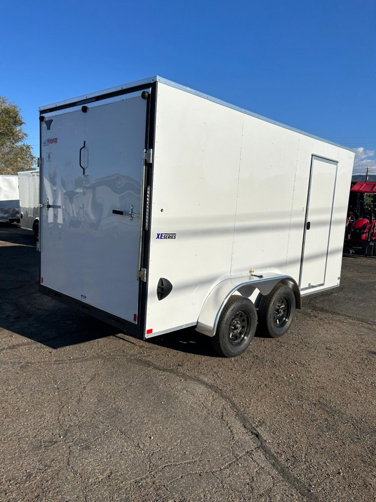 7x14 Mirage XE Flat Top V-Nose Enclosed Cargo Trailer - (+6" height)