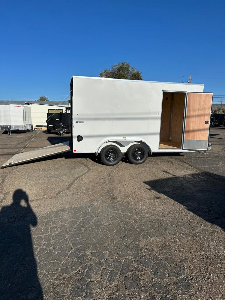 7x14 Mirage XE Flat Top V-Nose Enclosed Cargo Trailer - (+6" height)