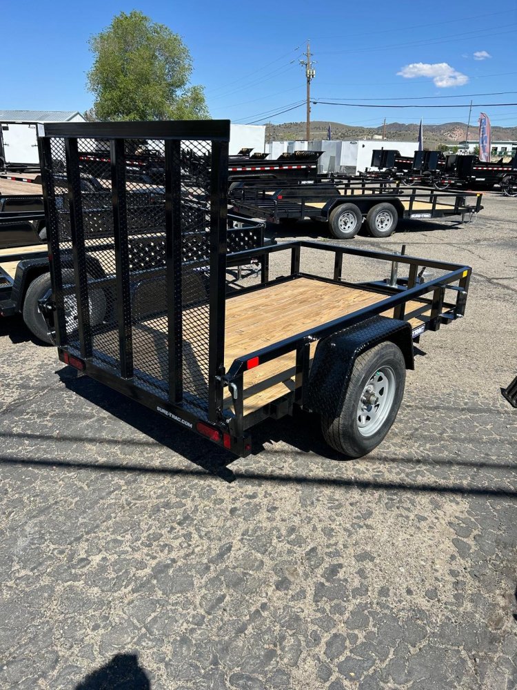 5x8 Sure-Trac Tube Top Utility Trailer 3K GVWR