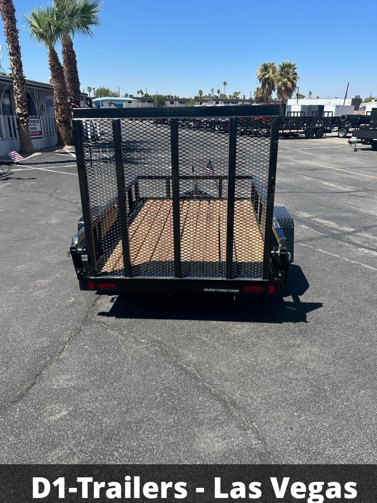 5x8 Sure-Trac Tube Top Utility Trailer 3K GVWR