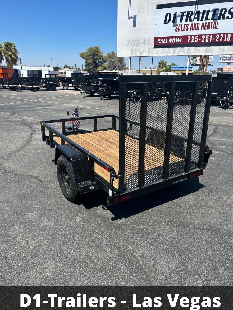 5x8 Sure-Trac Tube Top Utility Trailer 3K GVWR