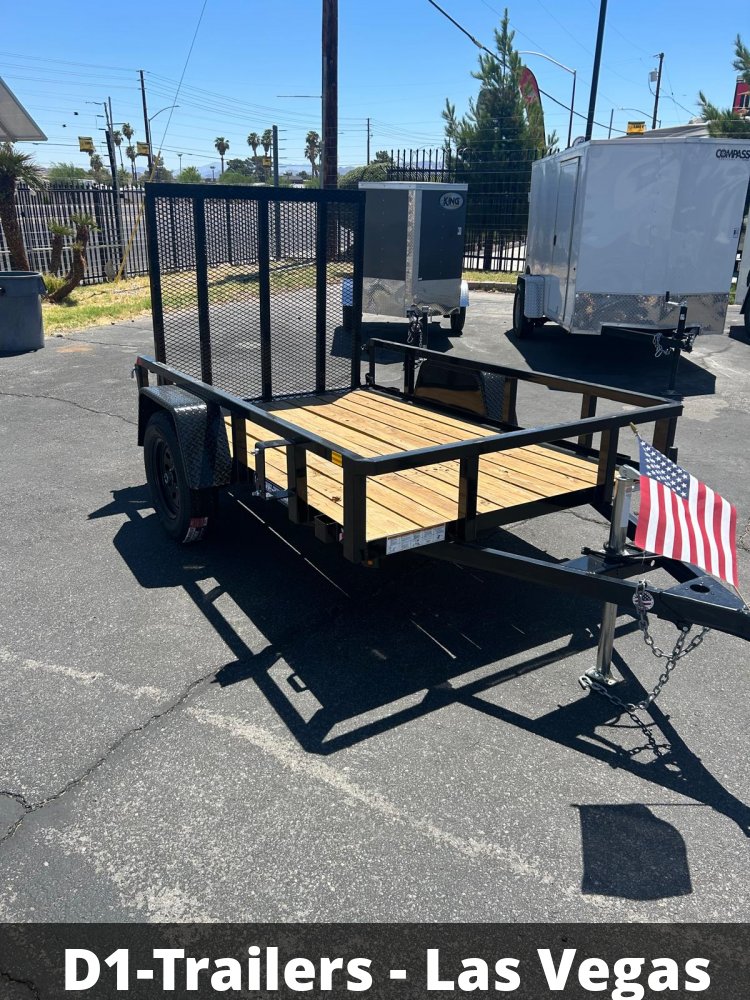5x8 Sure-Trac Tube Top Utility Trailer 3K GVWR