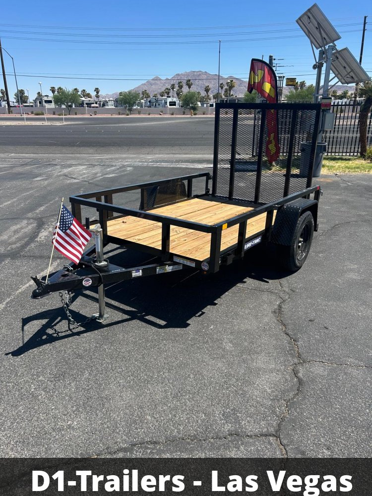 5x8 Sure-Trac Tube Top Utility Trailer 3K GVWR