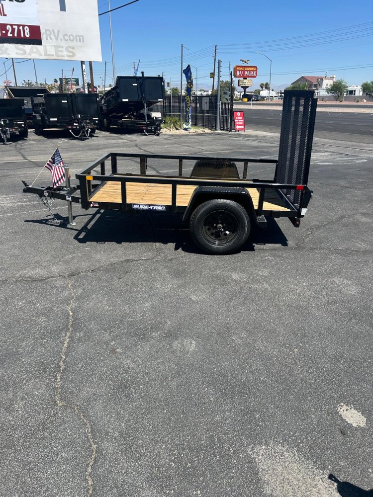 5x8 Sure-Trac Tube Top Utility Trailer 3K GVWR