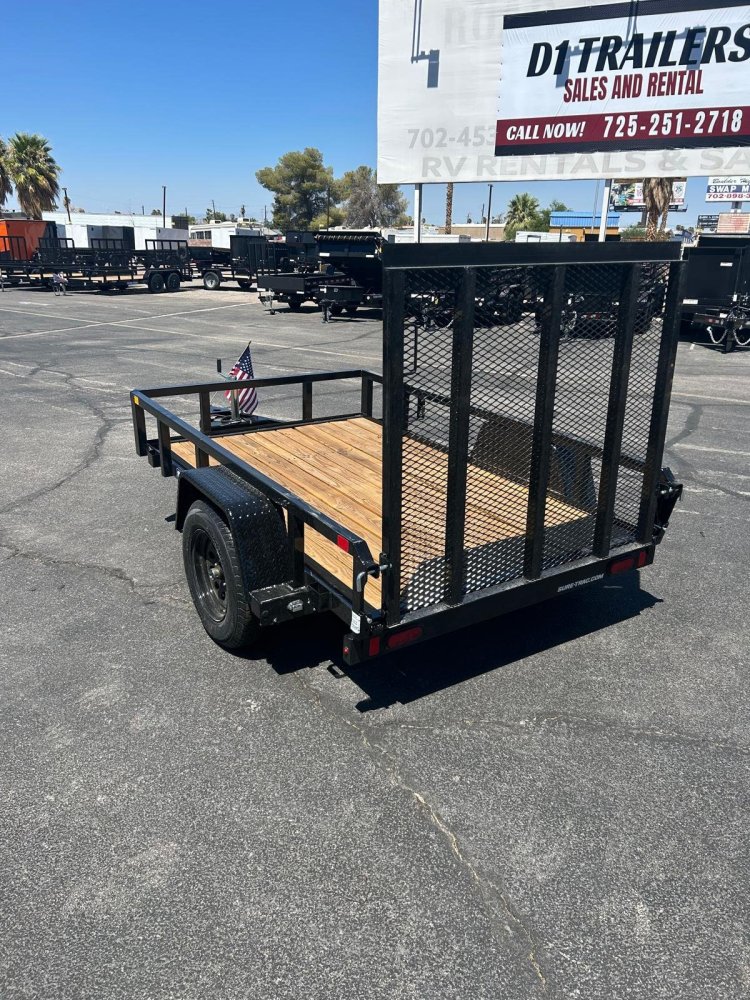 5x8 Sure-Trac Tube Top Utility Trailer 3K GVWR