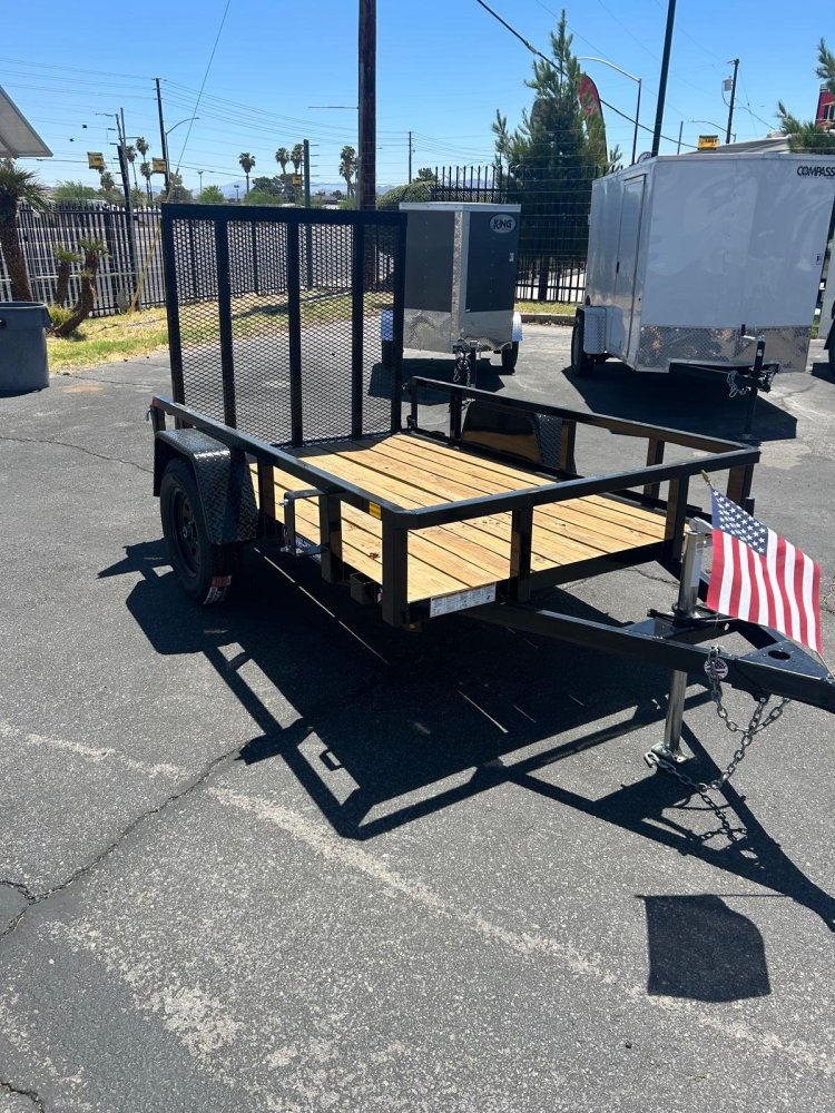 5x8 Sure-Trac Tube Top Utility Trailer 3K GVWR