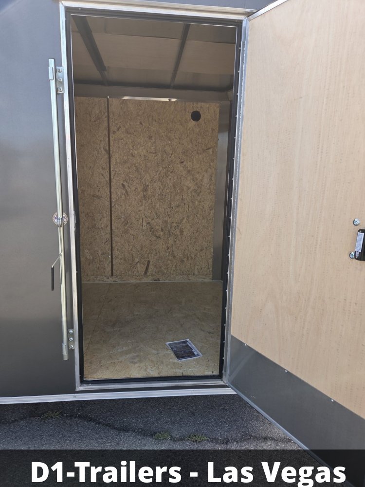 6x12 Indigo DLX Flat Top V-Nose Enclosed Cargo Trailer - 3K GVWR - For Sale in Nevada