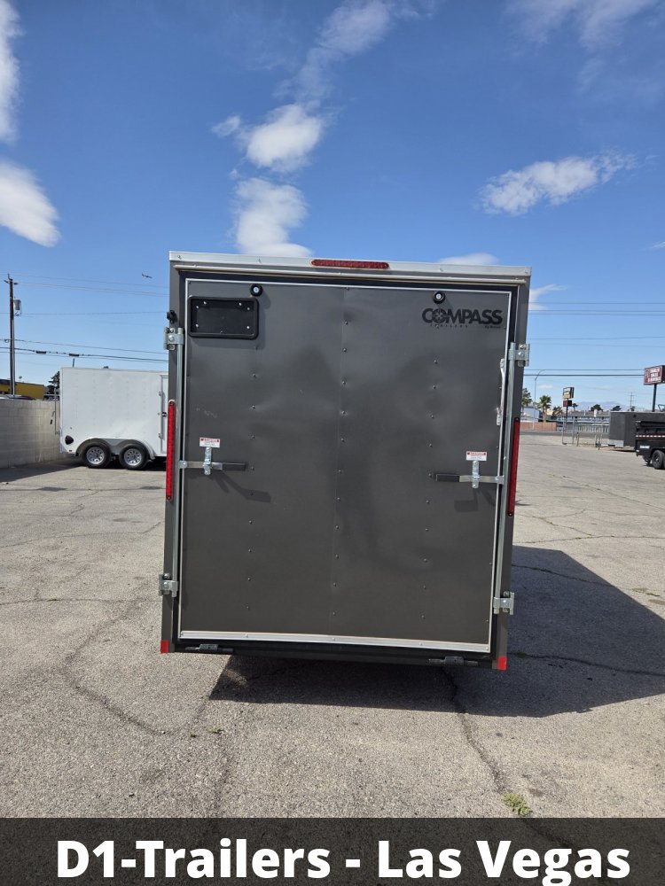 6x12 Indigo DLX Flat Top V-Nose Enclosed Cargo Trailer - 3K GVWR - For Sale in Nevada