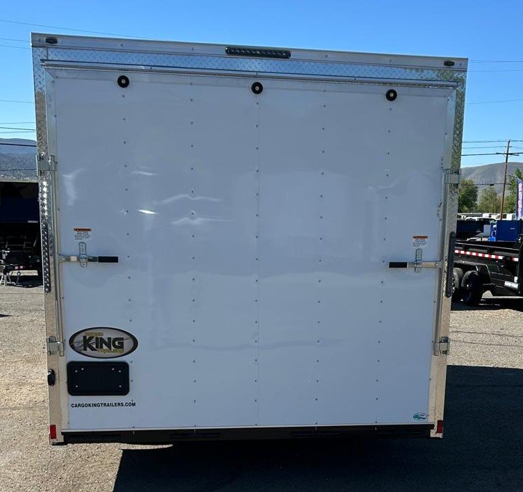 8.5x16 Cargo King Enclosed Trailer - White | For Sale in Nevada
