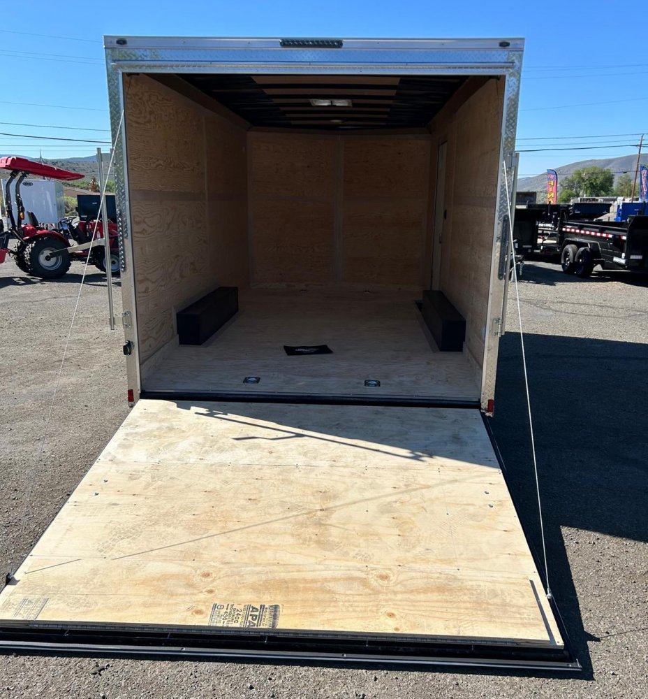 8.5x16 Cargo King Enclosed Trailer - White | For Sale in Nevada