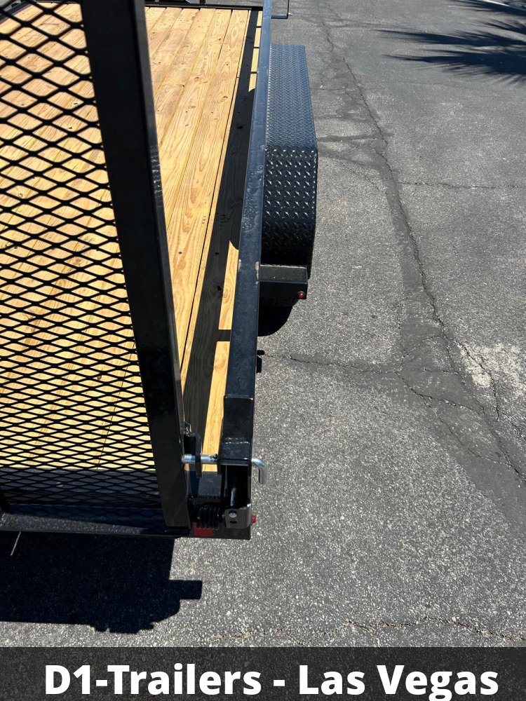 7x16 Sure-Trac Tube Top Utility Trailer - 7,000 lb GVWR