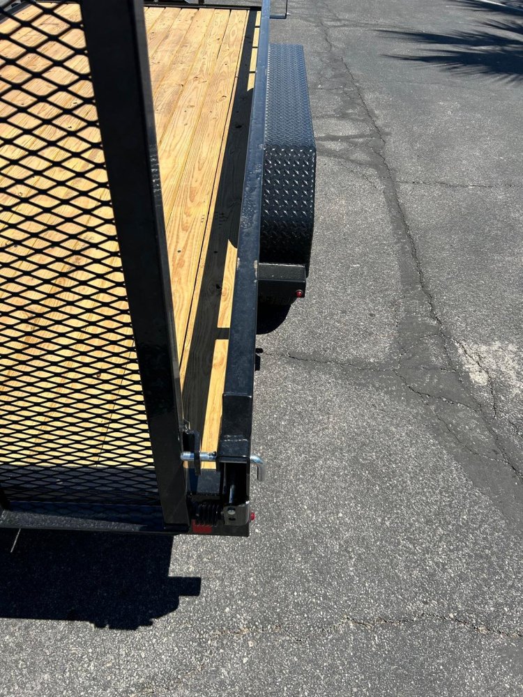 7x16 Sure-Trac Tube Top Utility Trailer - 7,000 lb GVWR
