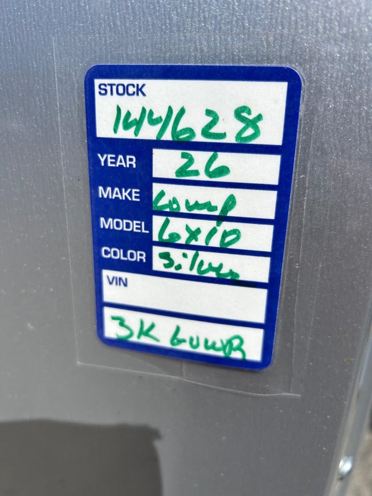 6x10 Indigo DLX Flat Top V-Nose Enclosed Trailer - 3K GVWR | Carson City, NV