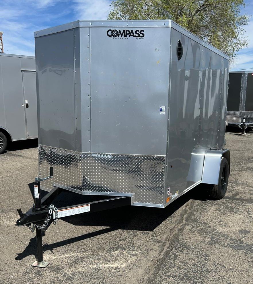 6x10 Indigo DLX Flat Top V-Nose Enclosed Trailer - 3K GVWR | Carson City, NV
