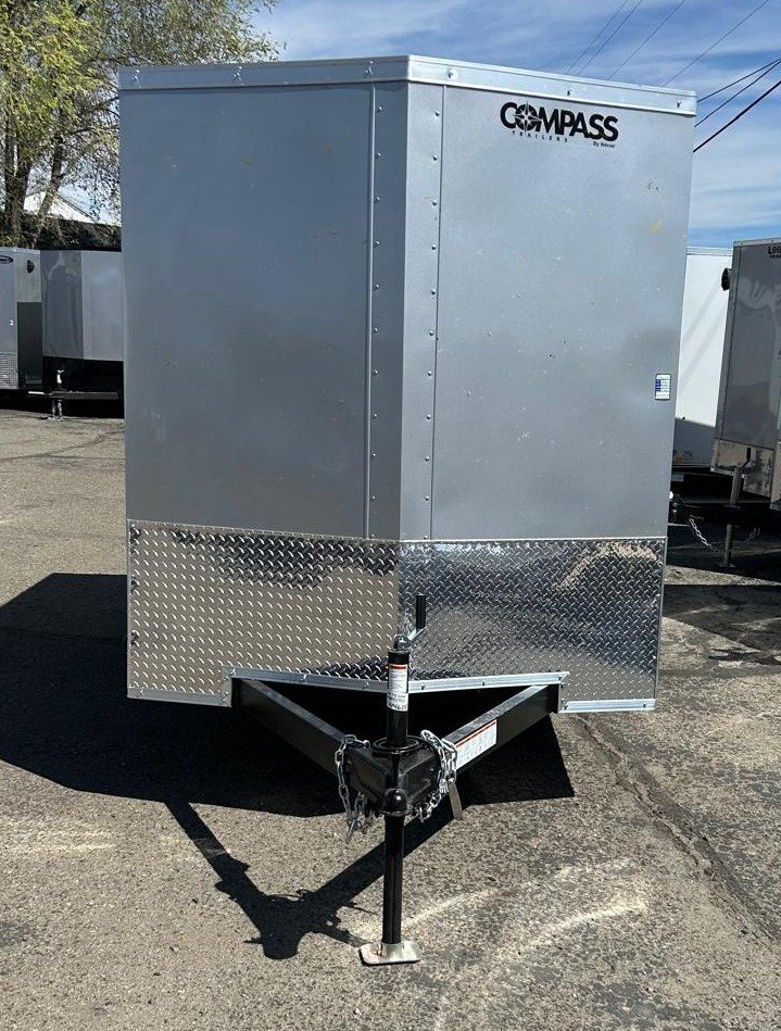 6x10 Indigo DLX Flat Top V-Nose Enclosed Trailer - 3K GVWR | Carson City, NV