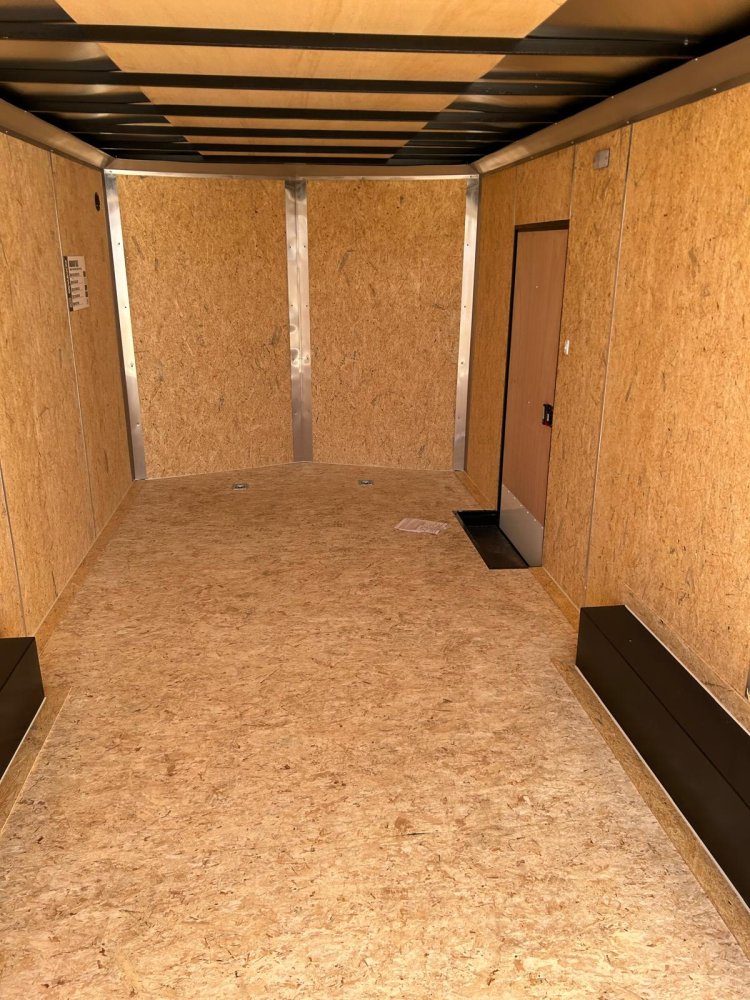 8.5x20 Indigo DLX Flat Top V-Nose Enclosed Trailer - 10K GVWR - Charcoal/Black | Carson City, NV