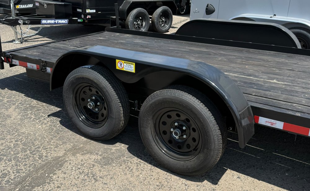 H Trailers of California 7x18 7K Car Hauler