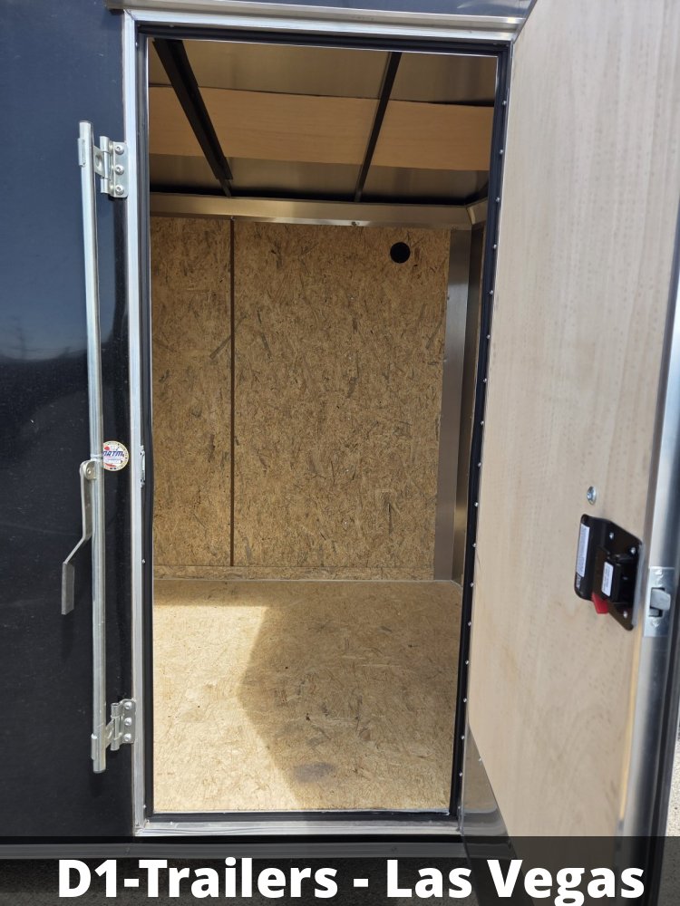 6x10 Indigo DLX Flat Top V-Nose Enclosed Cargo Trailer