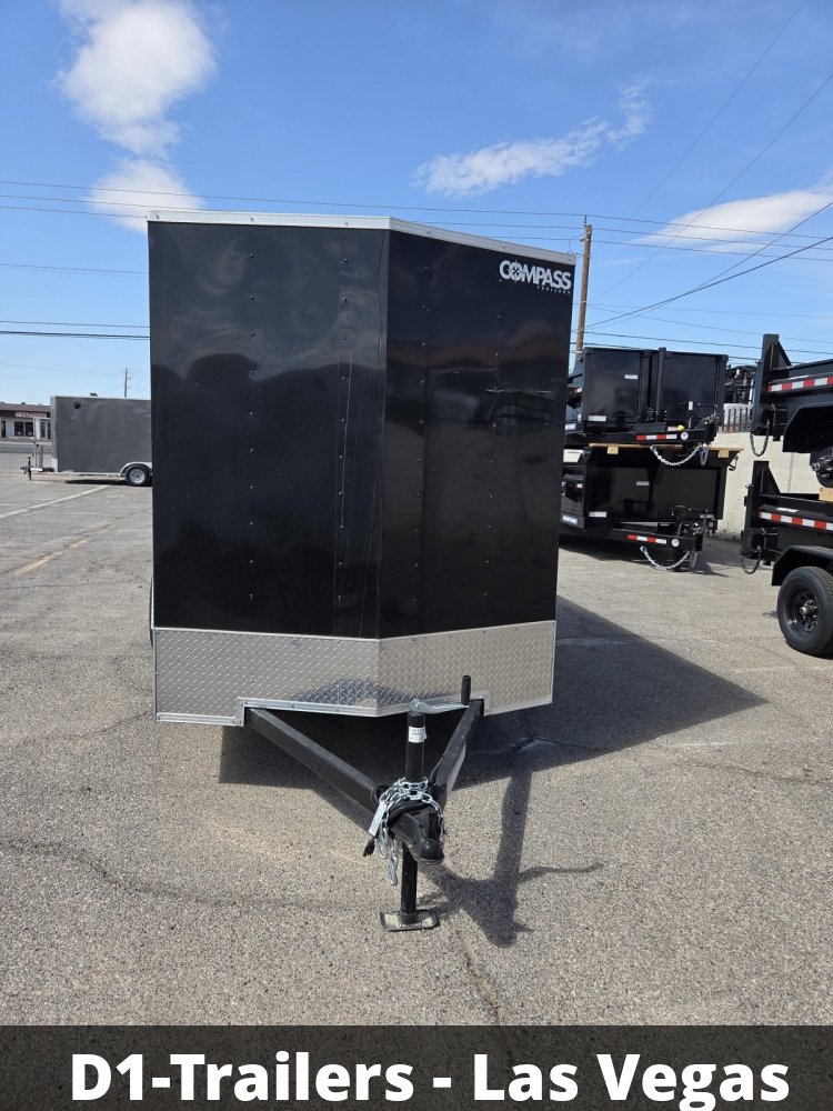 6x10 Indigo DLX Flat Top V-Nose Enclosed Cargo Trailer