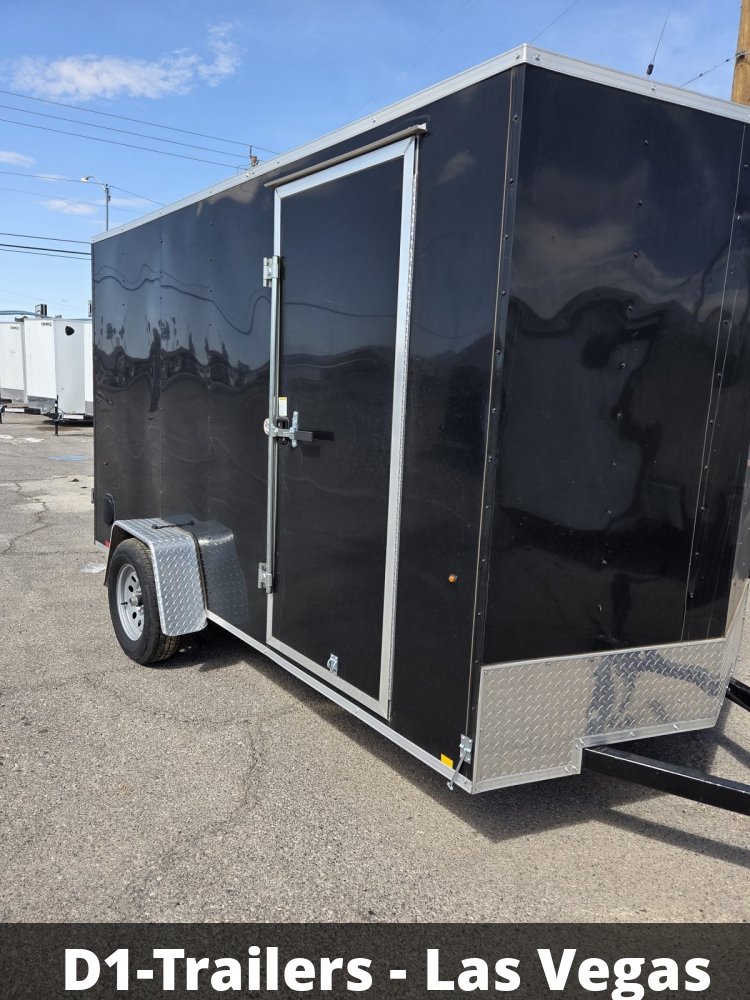 6x10 Indigo DLX Flat Top V-Nose Enclosed Cargo Trailer