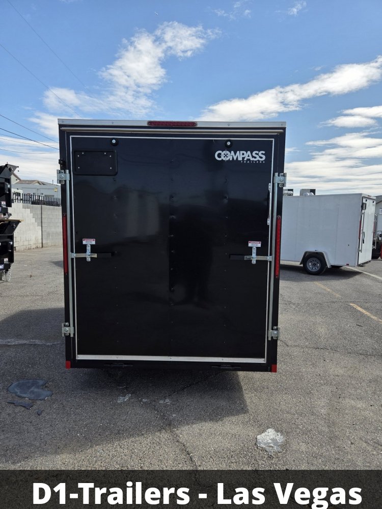 6x10 Indigo DLX Flat Top V-Nose Enclosed Cargo Trailer
