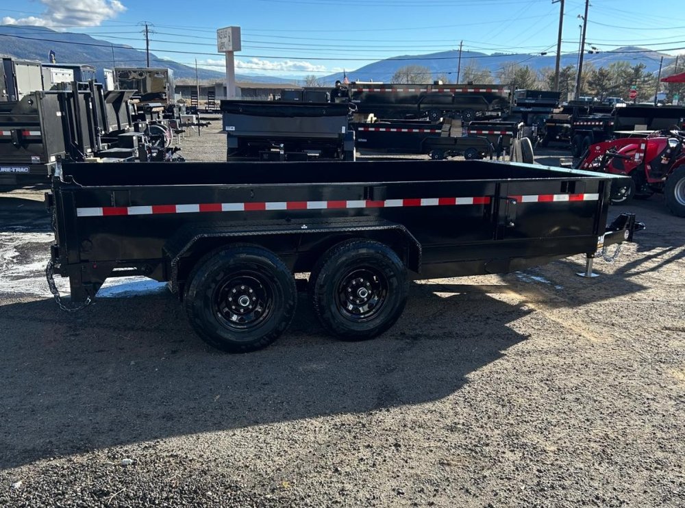 7x14 Punch Scissor Lift Dump Trailer - 14K GVWR | Heavy-Duty Dump Trailer for Sale in Carson City, N