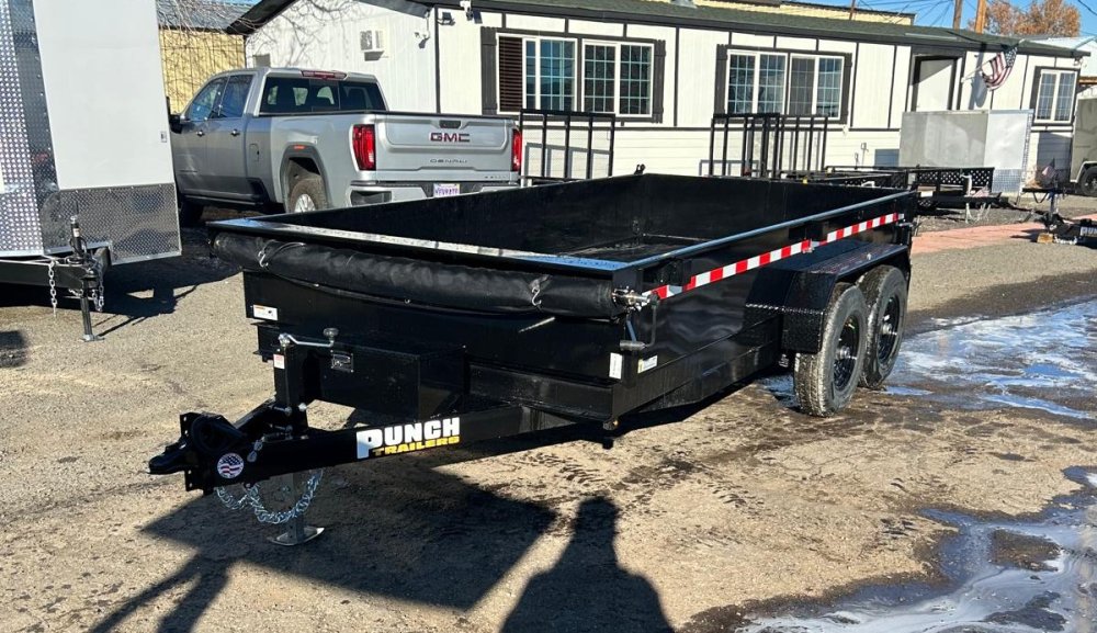 7x14 Punch Scissor Lift Dump Trailer - 14K GVWR | Heavy-Duty Dump Trailer for Sale in Carson City, N