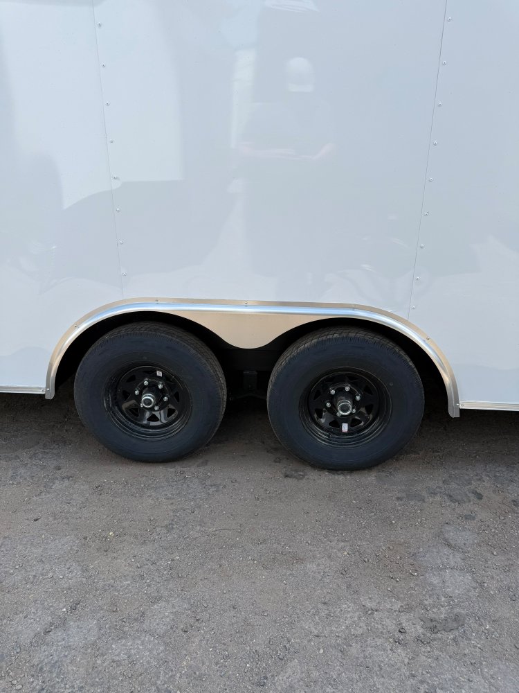 2027 LOOK ST DLX 8.5x24 Enclosed Car Hauler - White