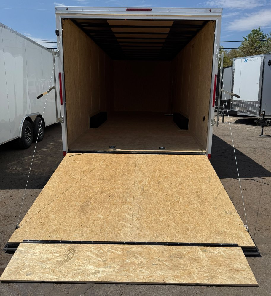 2027 LOOK ST DLX 8.5x24 Enclosed Car Hauler - White