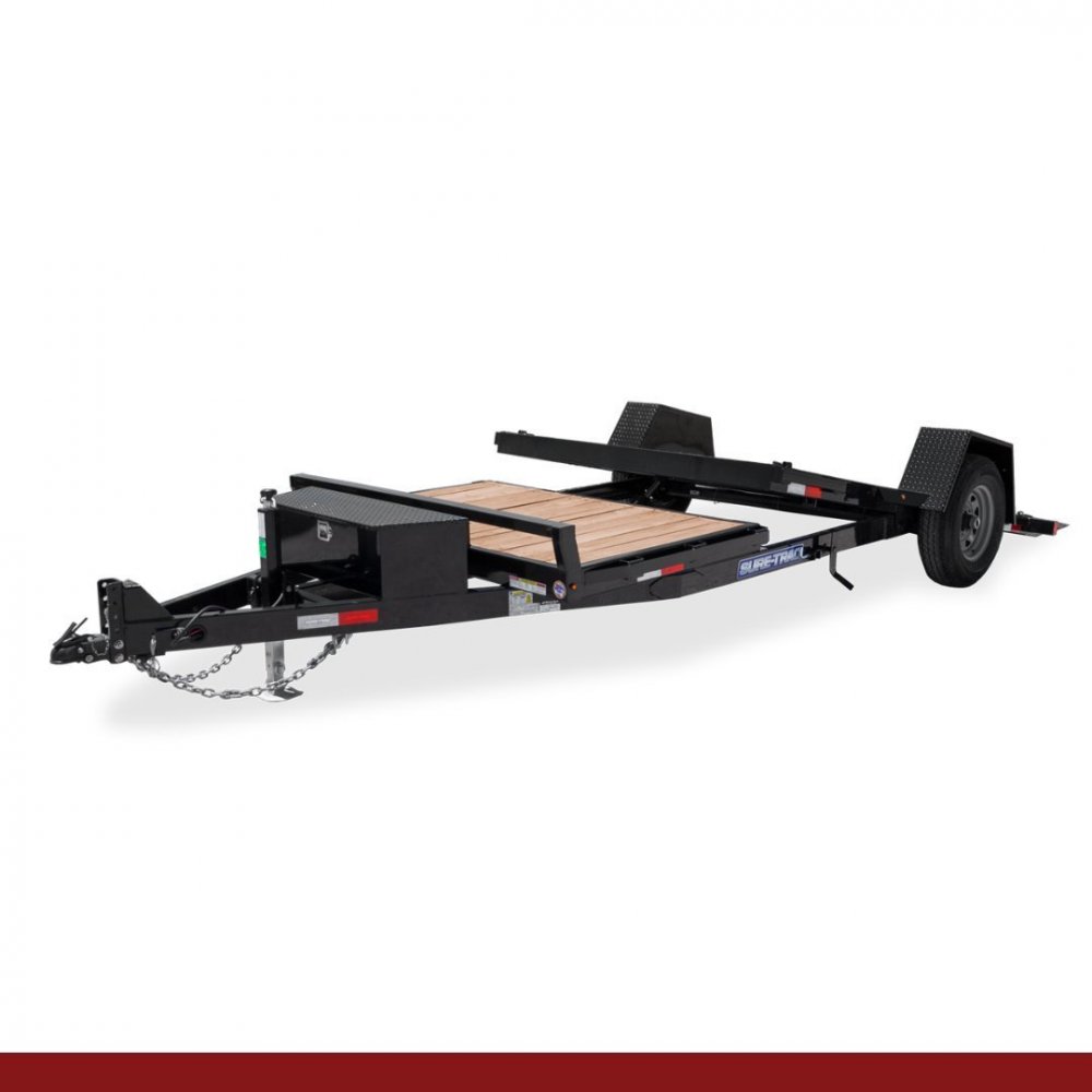 6.5 x 12, 10K Sure-Trac Equipment - SINGLE AXLE TILT BED EQUIPMENT TRAILERS
