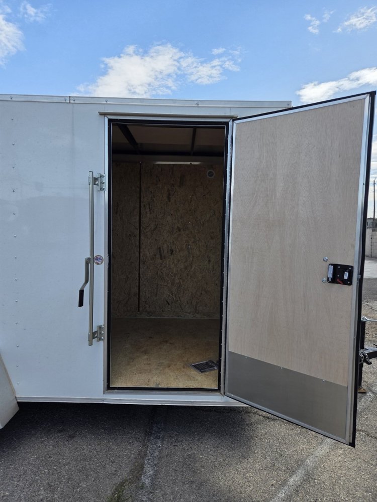 6x12 Indigo DLX Flat Top V-Nose Enclosed Cargo Trailer - 3K GVWR - For Sale in Nevada