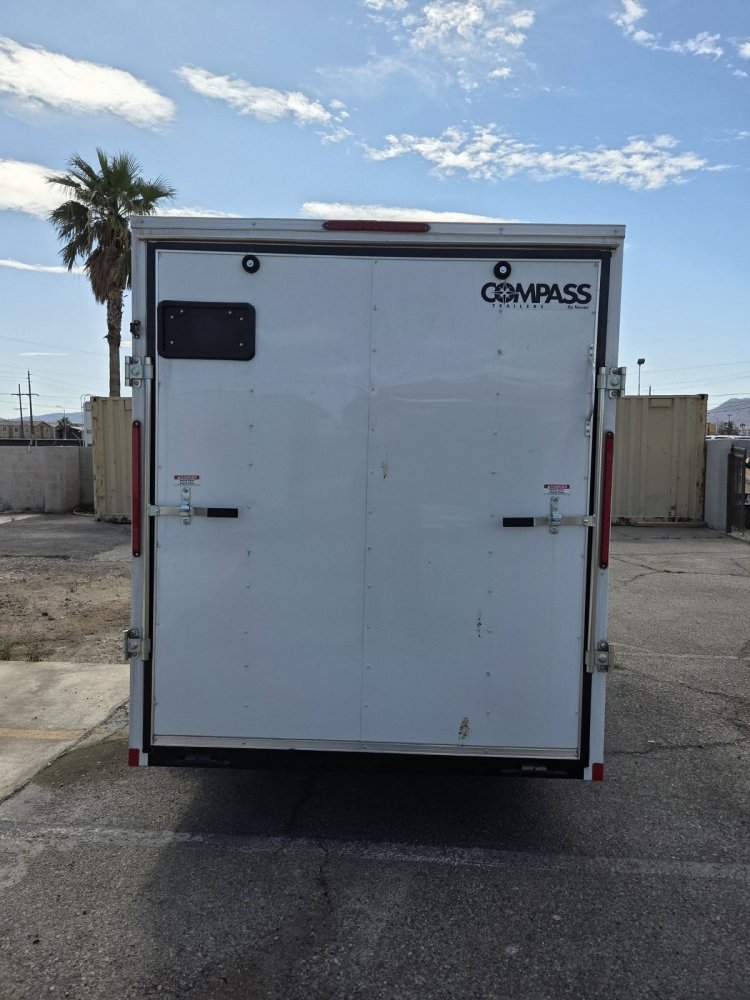 6x12 Indigo DLX Flat Top V-Nose Enclosed Cargo Trailer - 3K GVWR - For Sale in Nevada