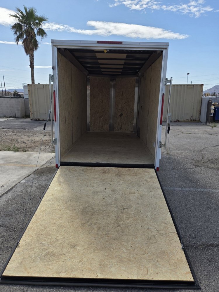 6x12 Indigo DLX Flat Top V-Nose Enclosed Cargo Trailer - 3K GVWR - For Sale in Nevada