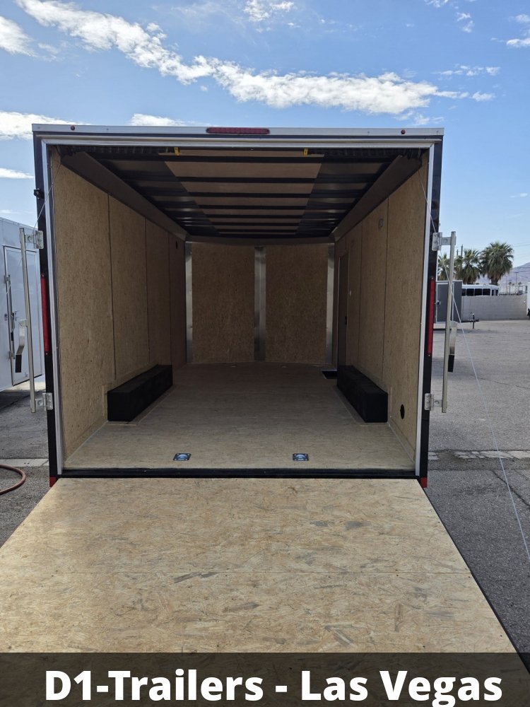 8.5x16 Indigo DLX Flat Top V-Nose Car Hauler Trailer - 10K GVWR - For Sale in Nevada