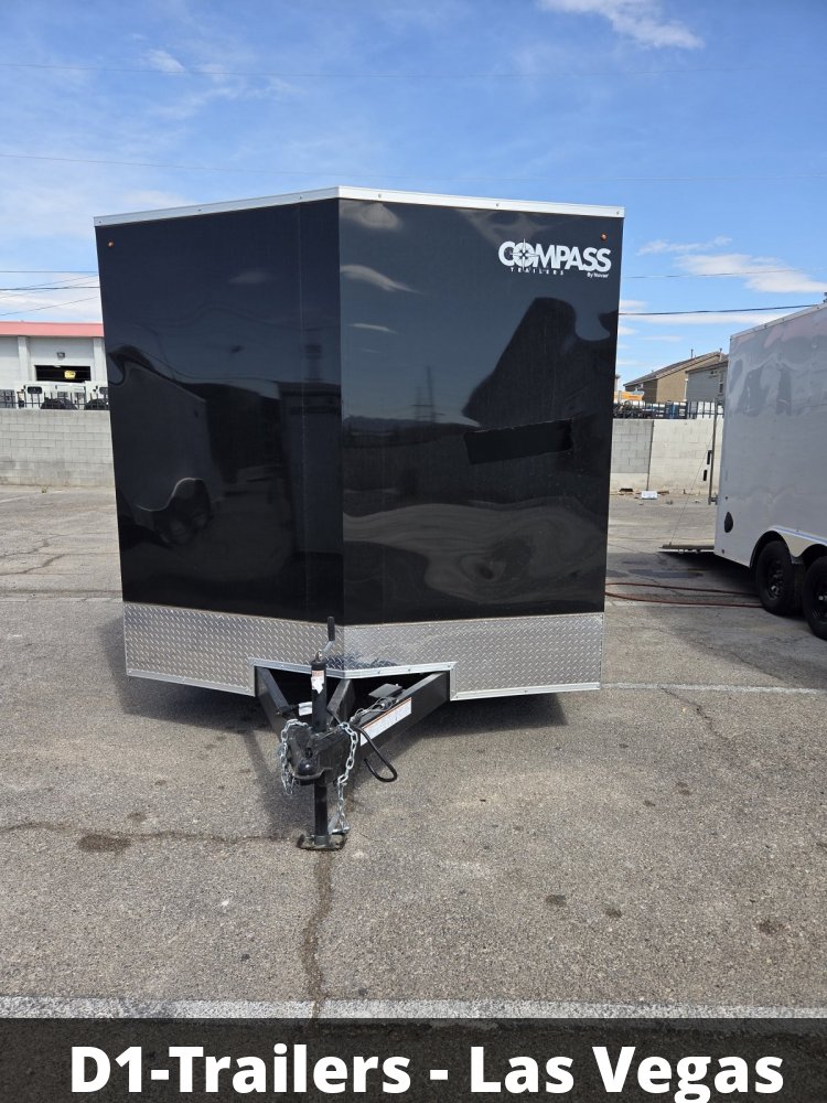8.5x16 Indigo DLX Flat Top V-Nose Car Hauler Trailer - 10K GVWR - For Sale in Nevada