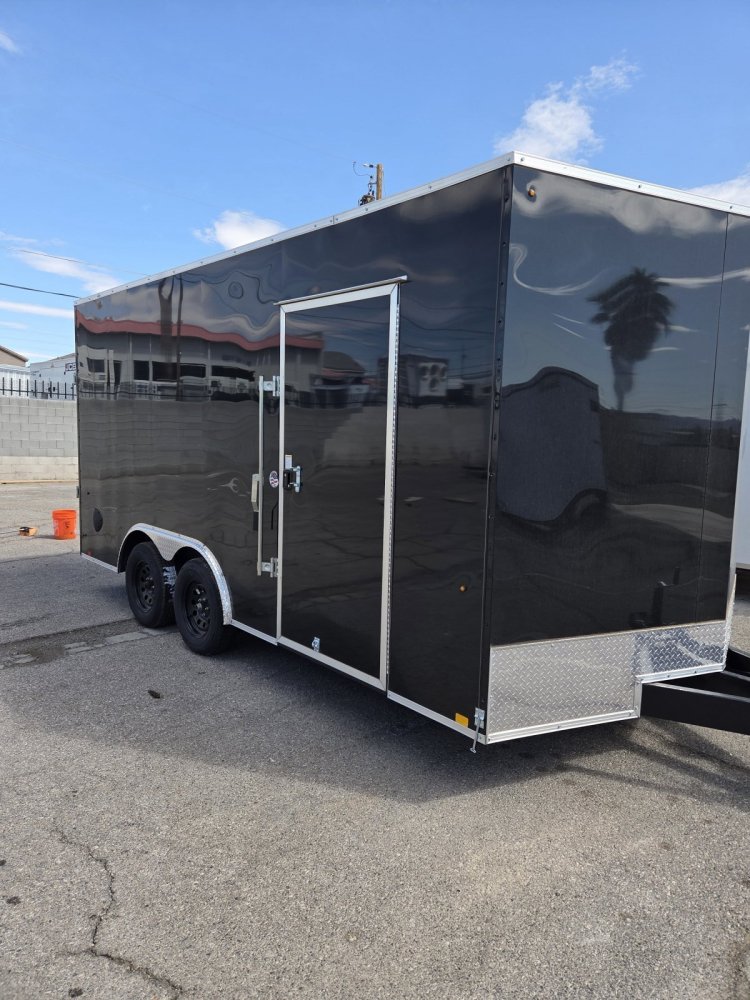 8.5x16 Indigo DLX Flat Top V-Nose Car Hauler Trailer - 10K GVWR - For Sale in Nevada