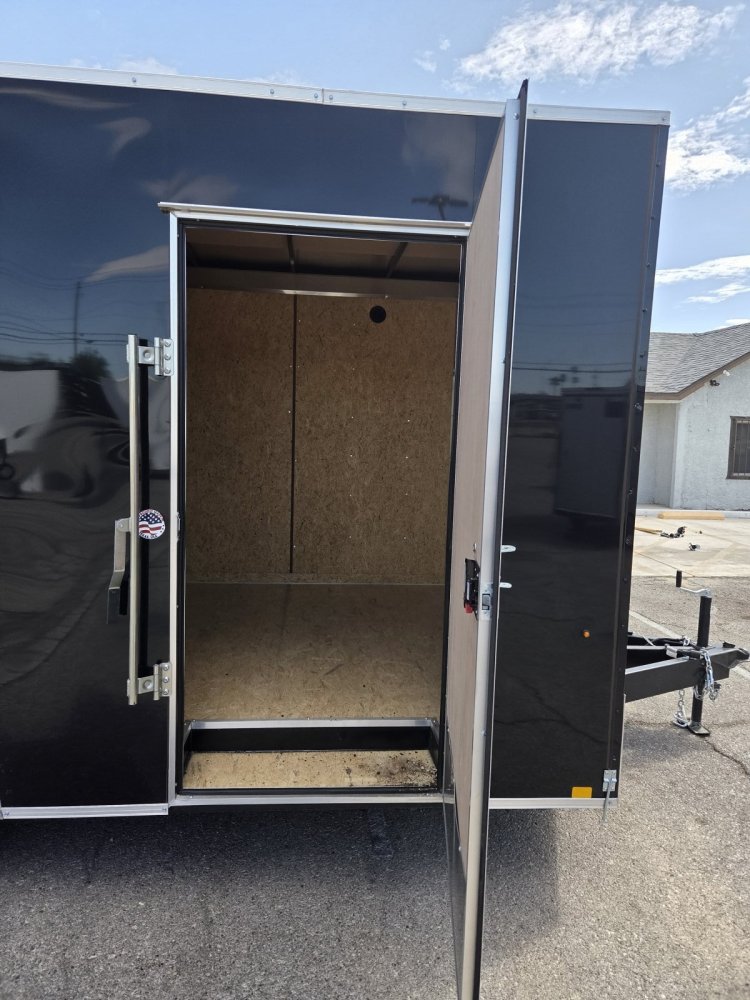 8.5x16 Indigo DLX Flat Top V-Nose Car Hauler Trailer - 10K GVWR - For Sale in Nevada