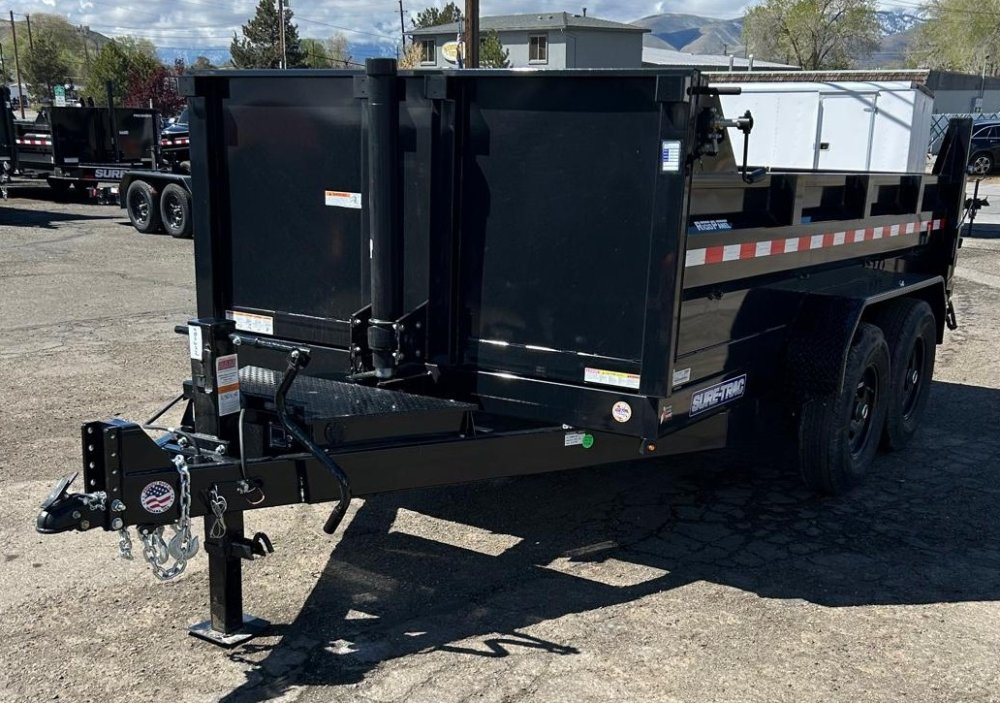7x12 HD Low Profile Telescopic Dump Trailer - 14K GVWR | Carson City, NV