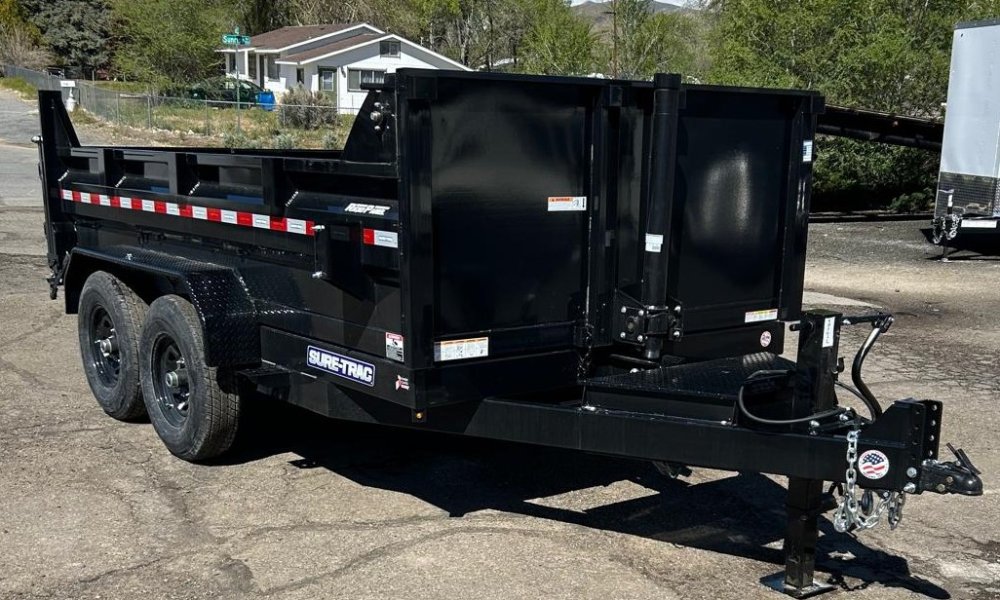 7x12 HD Low Profile Telescopic Dump Trailer - 14K GVWR | Carson City, NV