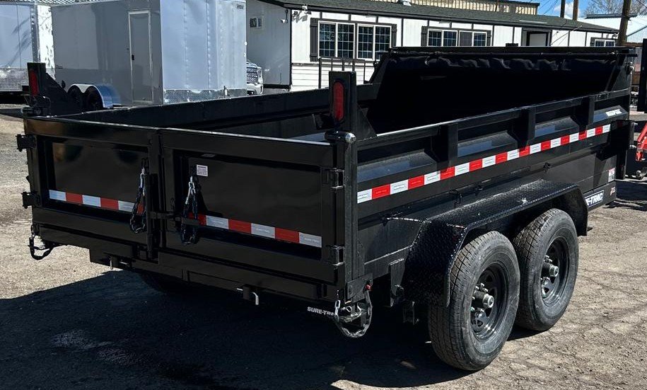 7x12 HD Low Profile Telescopic Dump Trailer - 14K GVWR | Carson City, NV