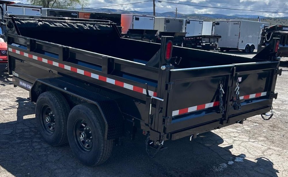 7x12 HD Low Profile Telescopic Dump Trailer - 14K GVWR | Carson City, NV