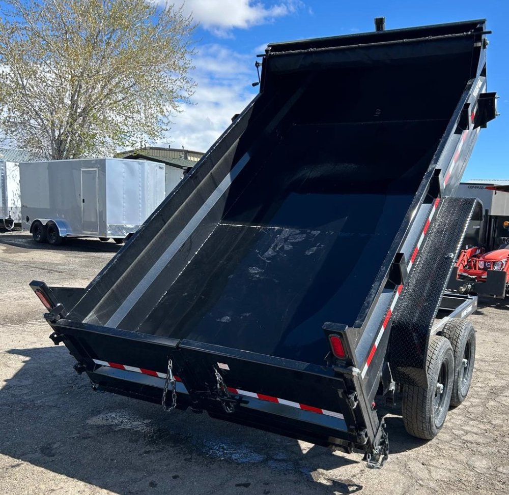 7x12 HD Low Profile Telescopic Dump Trailer - 14K GVWR | Carson City, NV