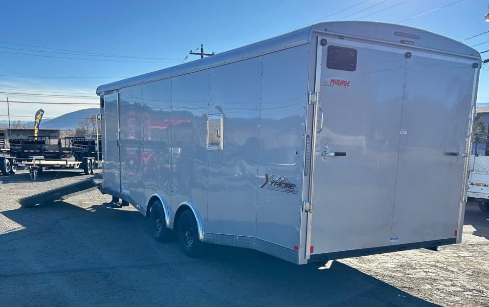 8.5 x 28 Xtreme Sport Round Top V-Nose Enclosed Cargo Trailer