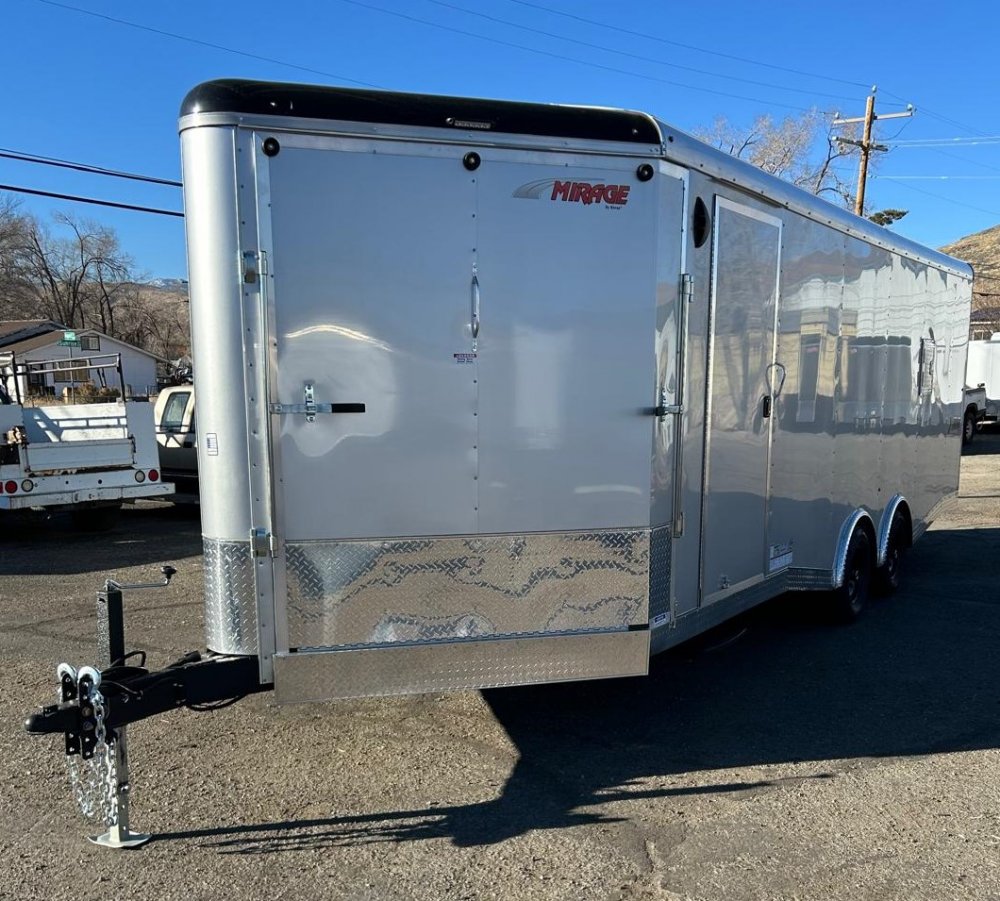 8.5 x 28 Xtreme Sport Round Top V-Nose Enclosed Cargo Trailer