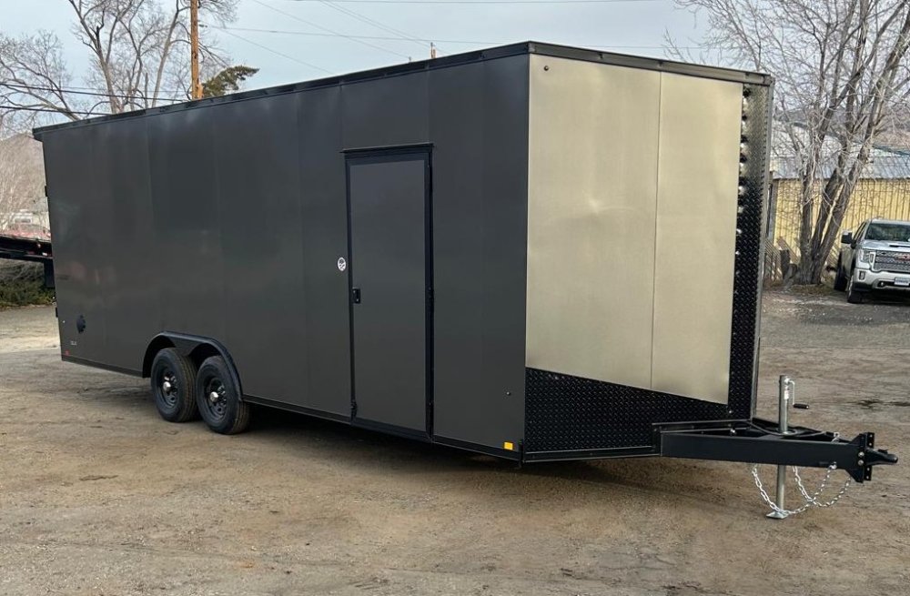 8.5×24 Conquest SE Flat Top Sloped V-Nose Enclosed Trailer for Sale | Carson City, NV