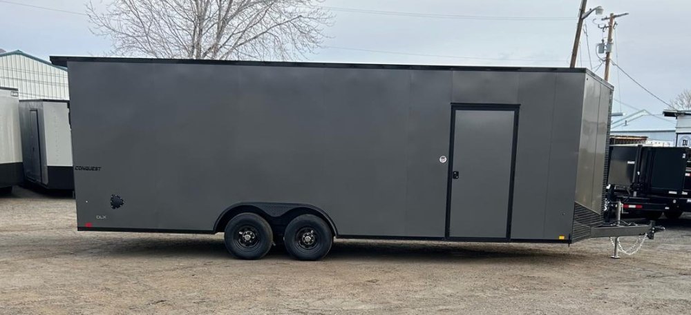 8.5&times;24 Conquest SE Flat Top Sloped V-Nose Enclosed Trailer for Sale | Carson City, NV